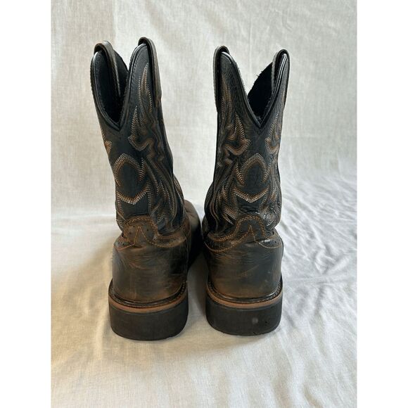 Men's Wolverine Western Work Boots, Size 8.5M Waterproof, Slip Resistant Brown - Picture 5 of 9